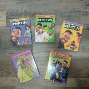 nwt bundle The Fresh Prince of Bel-air‎ and Martin complete series Dvd